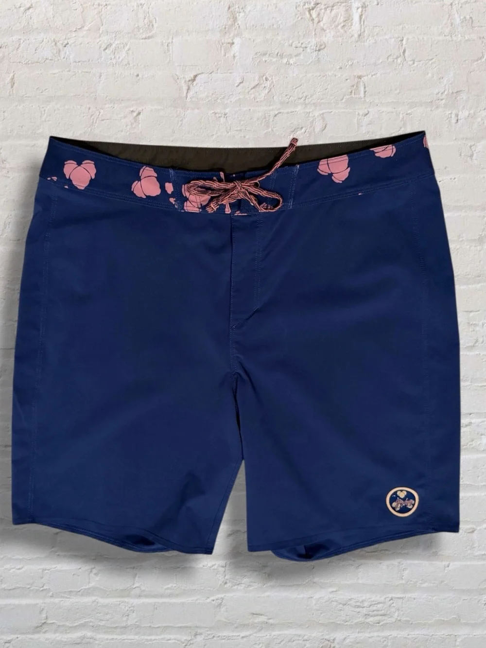 Patagonia Gerry Lopez Hydropeak Board Shorts 32 Blue Floral Surf